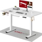 elektrinis stalas baltas 110cm