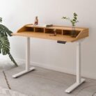 elektrinis stalas su rudu stalvirsiu.jpg5