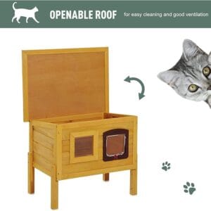 Medinis kačių namelis