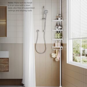 Kampinė vonios lentyna